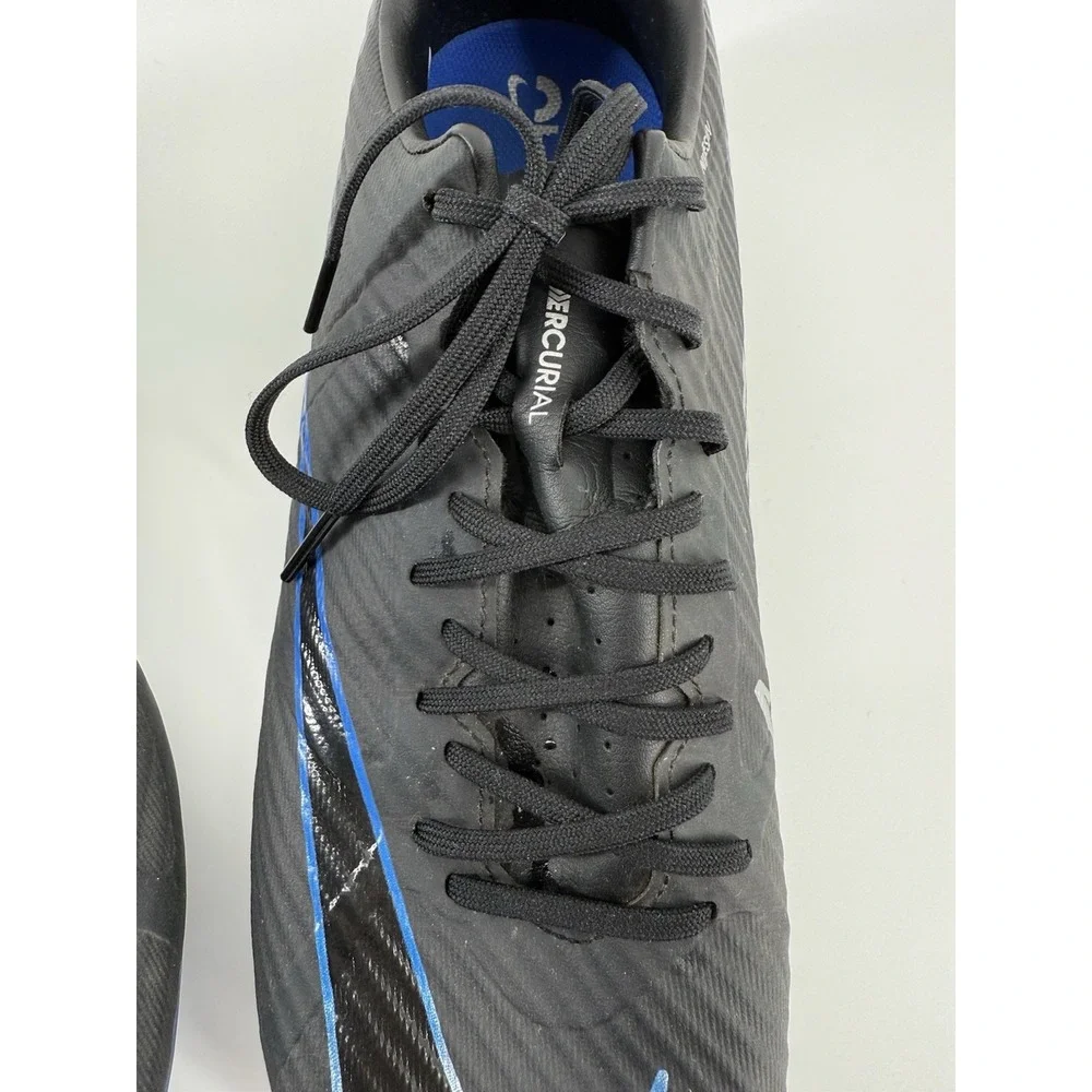 Nike Zoom Vapor 15 Academy FG MG Black Blue New‎ Soccer Cleats Mens Size 11